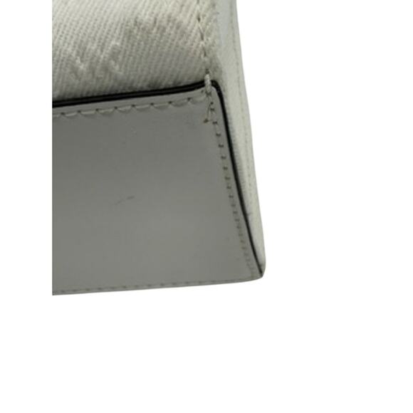 RETAIL $498 Michael Kors Hamilton Small Logo Embossed Washed Denim Satchel*NEW - Picture 13 of 13